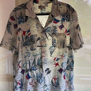 Men's Nautical Print Shirt​​
